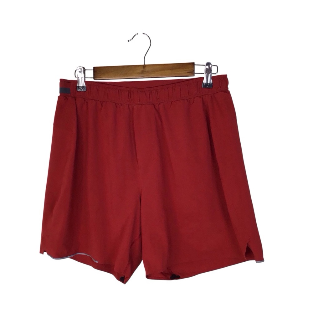 Lululemon Surge Shorts in Red Size Large.